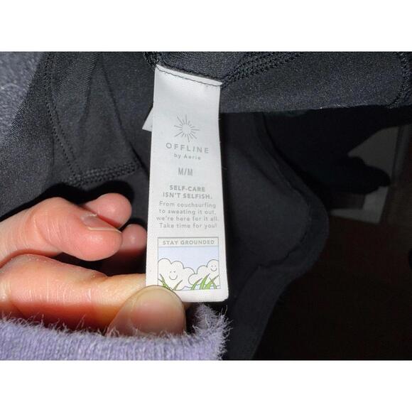 OFFLINE By Aerie Women’s The Hugger Full Zip Fitted Jacket Stretch Black Size M - Picture 7 of 9